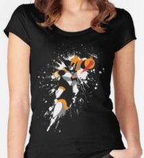 Bass/Forte Splattery Explosion Women's Fitted Scoop T-Shirt