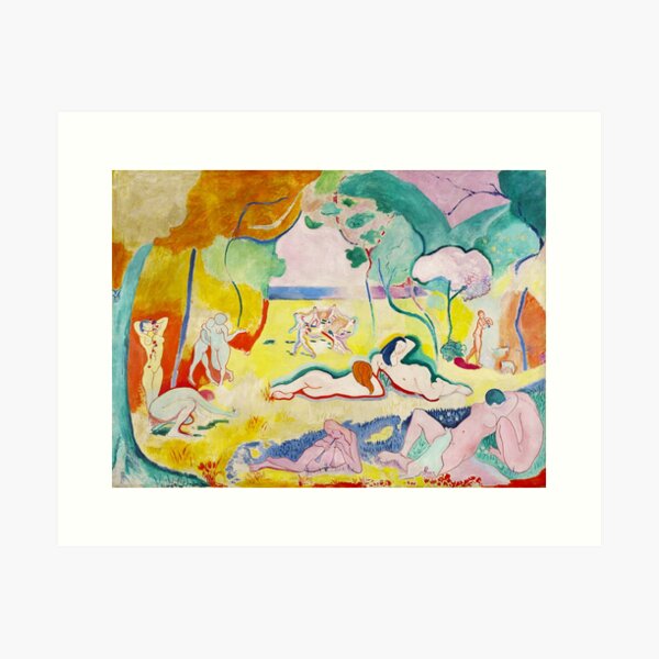 Matisse - Le bonheur de vivre (Lebensfreude) Kunstdruck