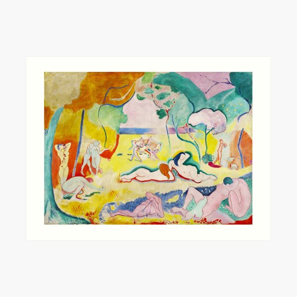 Matisse - Le bonheur de vivre (La joie de vivre) Impression artistique
