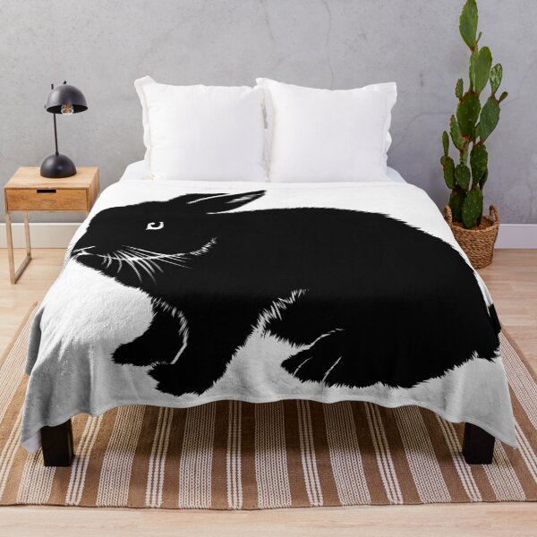 Item preview, Black rabbit designed and sold by fourretout.