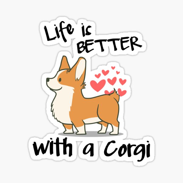 Corgi Life Stickers Redbubble - roblox corgi decals