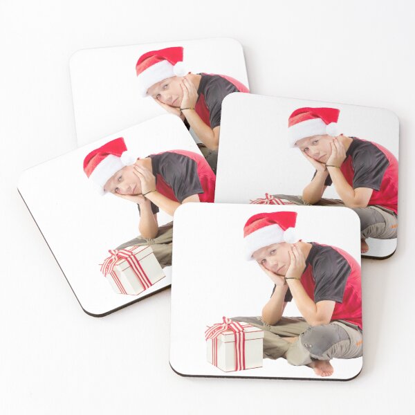 Item preview, Pre-teen boy with a christmas gift designed and sold by Ben Gingell.