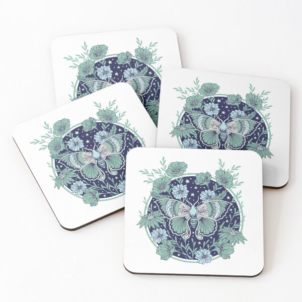 Item preview, Floral Butterfly, Blue & Green, Flowers, Floral Design, Butterfly Artwork designed and sold by MyMaxDesign.