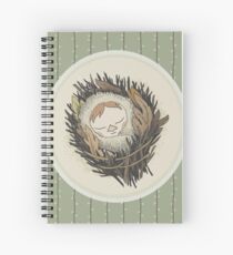 Sleeping Salix Spiral Notebook