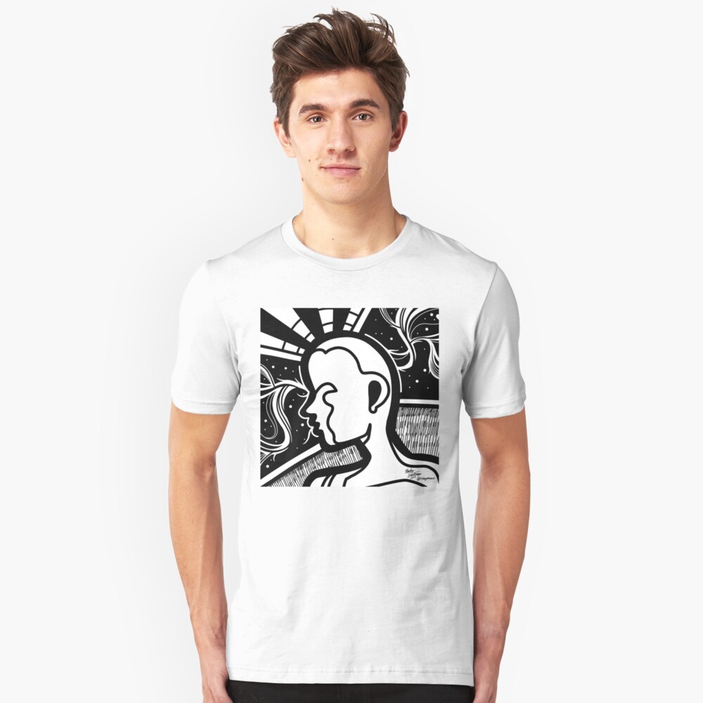 Abstract Mentality 2 Slim Fit T-Shirt