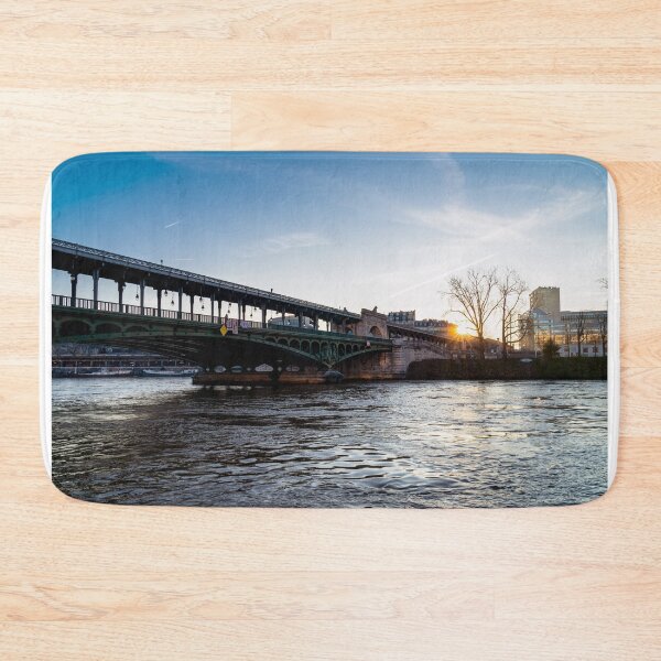 Item preview, Sunrise over Bir-Hakeim bridge in winter - Paris designed and sold by Ulysse Pixel.