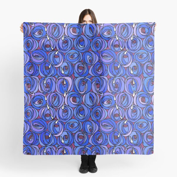 Charles Rennie Mackintosh "Roses and teardrops" edited 7. Scarf
