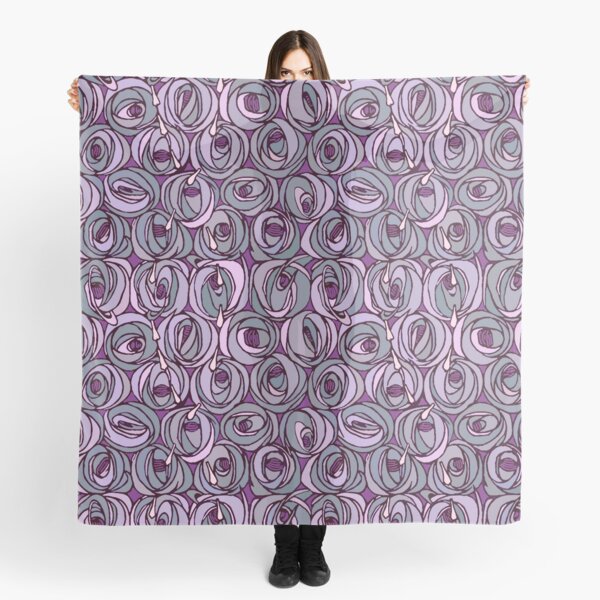 Charles Rennie Mackintosh "Roses and teardrops" edited 10. Scarf