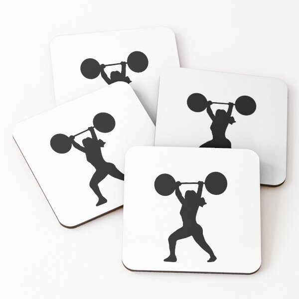Aperçu de l'œuvre Split Jerk Silhouette créée et vendue par alenastickers.
