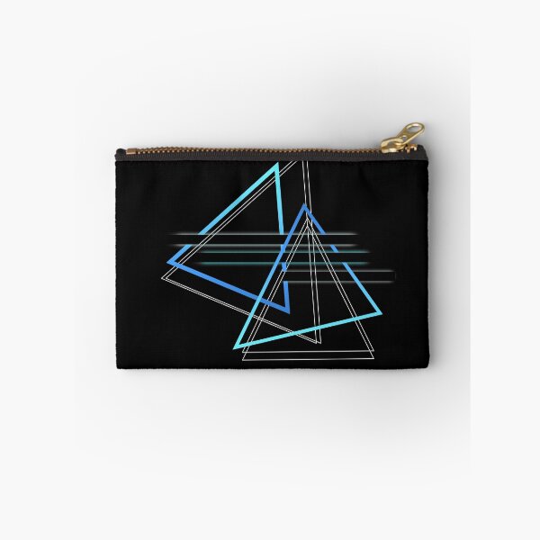 Item preview, Geometric triangle  minimalist  blue black designed and sold by Carolina Salazar.