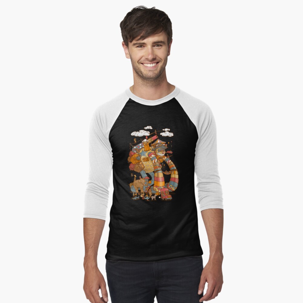 Item preview, Baseball ¾ Sleeve T-Shirt designed and sold by nickv47.