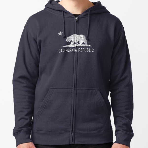 California Bear HOODIE Sweatshirt sweater hooded The Golden State Of Mind Cali