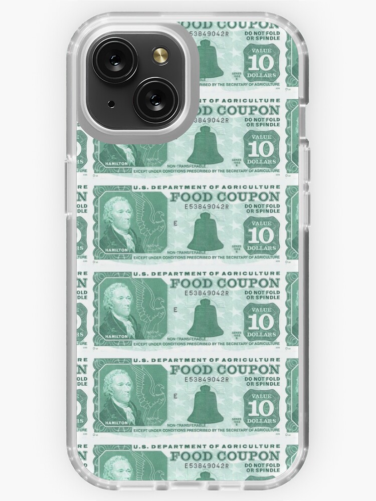 Retro Food Stamp 10 iPhone Case