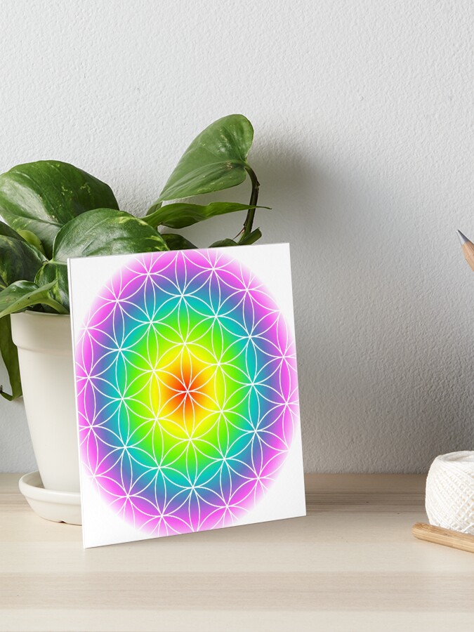 The Flower of Life Rainbow, sacred geometry 