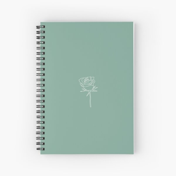 Green notebook | Rose Spiral Notebook