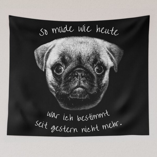 Item preview, Dog, dog tired, saying designed and sold by Gladwigshausen.