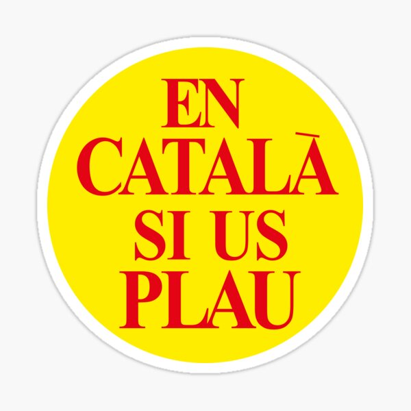 Vista previa del artículo con la obra «En català si us plau», diseñado y vendido por platypusgraphic.