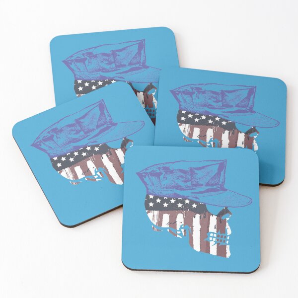 Item preview, Cráneo militar pintado de la bandera americana designed and sold by Sneek661.