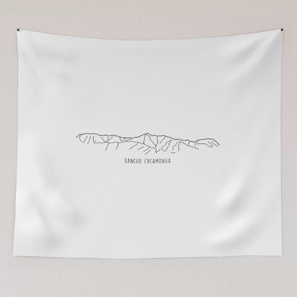 Item preview, Rancho Cucamomga Moutains Minimalistic designed and sold by Hevding.