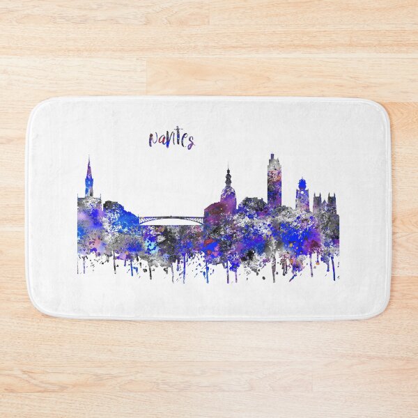 Item preview, Nantes, Nantes skyline designed and sold by Rosaliartbook.