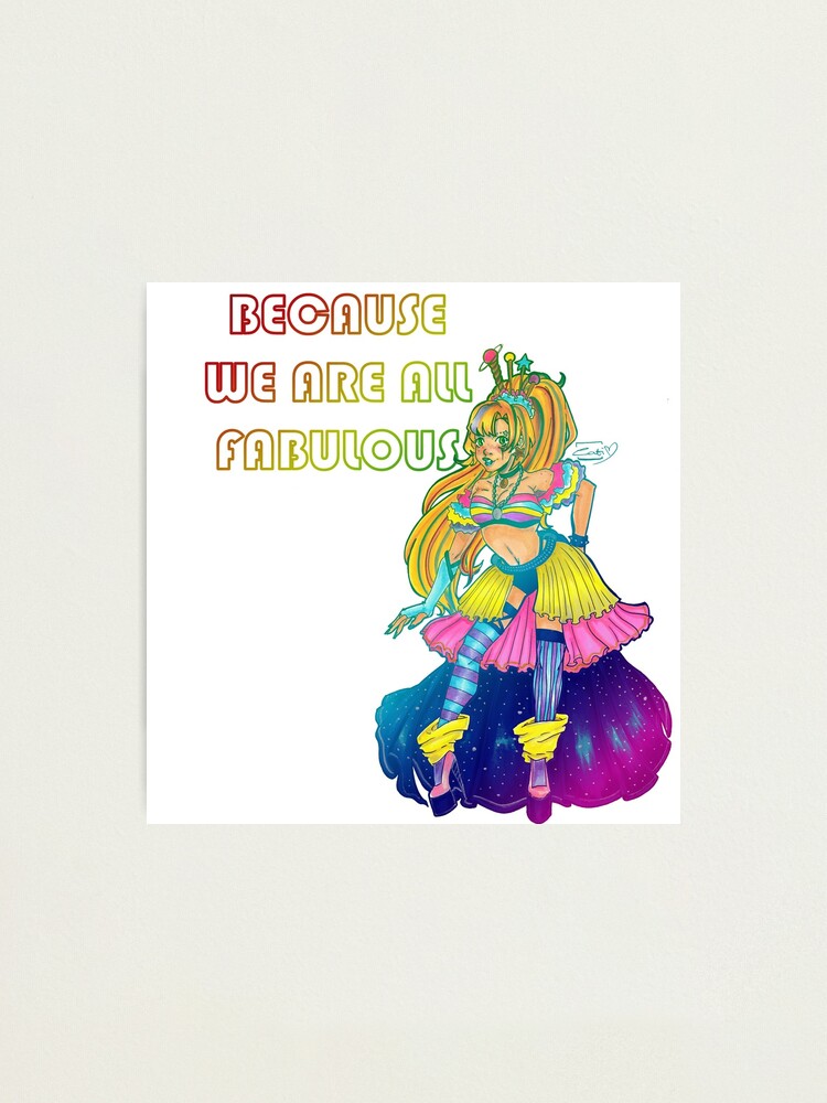 Alternate view of Galaxy Queen. We Are All Fabulous Photographic Print