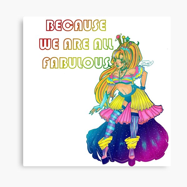 Galaxy Queen. We Are All Fabulous Canvas Print