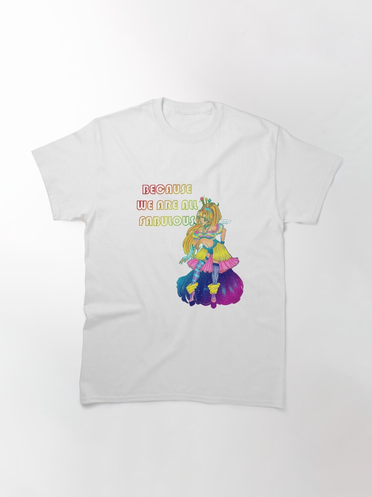 Alternate view of Galaxy Queen. We Are All Fabulous Classic T-Shirt