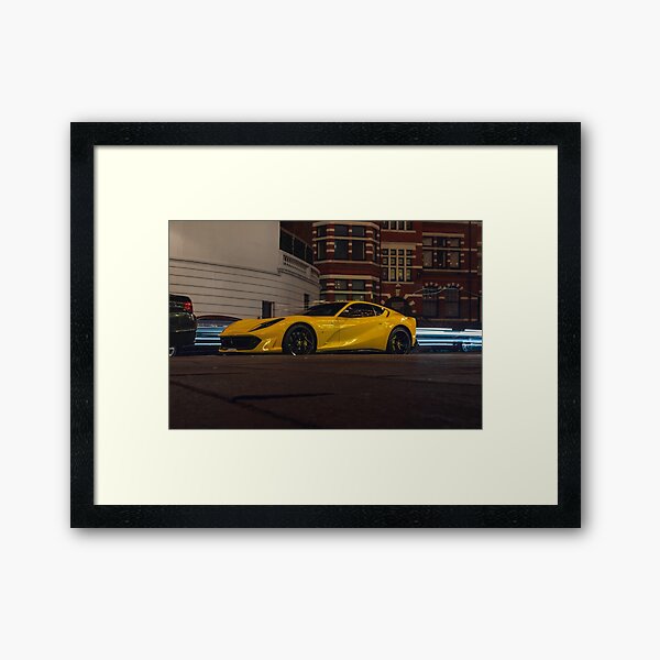 Ferrari 812 Superfast Framed Art Print
