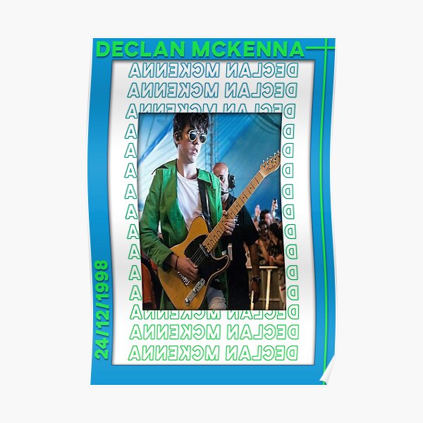 Declan McKenna on guitar Poster Poster