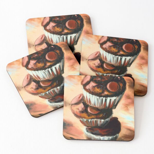 Item preview, Double chocolate banana muffins designed and sold by Mikko Tyllinen.