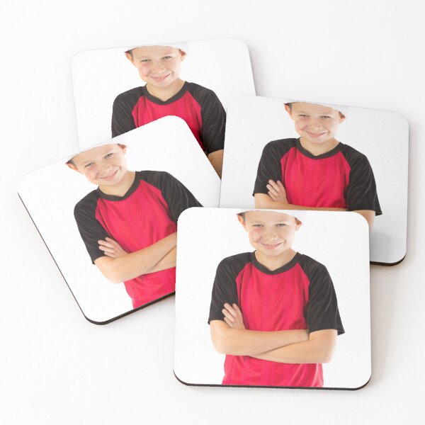 Item preview, Pre-teen boy wearing a christmas hat designed and sold by Ben Gingell.