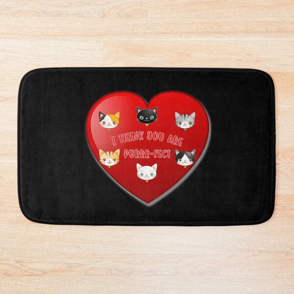 Item preview, St Valentine Day Purr-fect Heart Alley Cat Pet Pun. designed and sold by MAXXEXCHANGE.