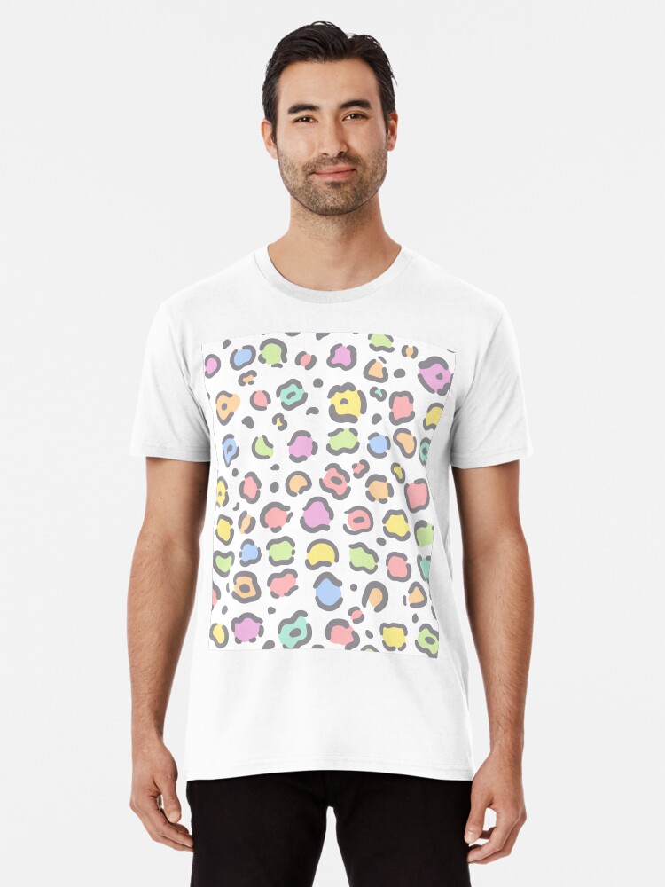 rainbow cheetah print shirt