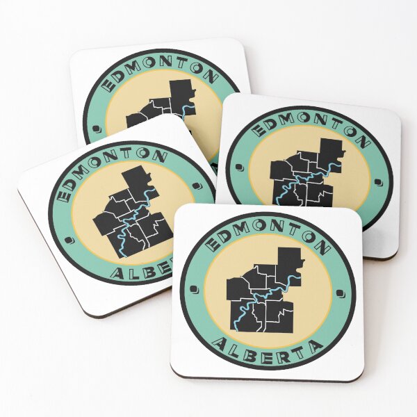 Item preview, Edmonton, Alberta - Map designed and sold by KeepersStudio.