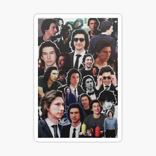 Vista previa del artículo con la obra «Surtido de Adam Driver Collage», diseñado y vendido por goon-squad.