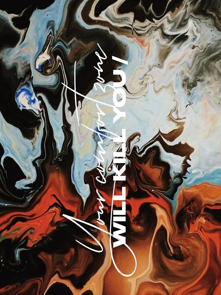 "Aesthetic Phone Case Your comfort zone will kill you" iPhone Case