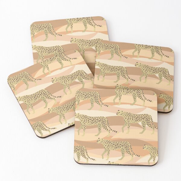 Item preview, Panther, Leopard, Cheetah, Safari Animals on Sand  Gamouflage   designed and sold by Mandala108.