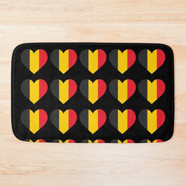 Item preview, Love My Belgium Hearts Flag designed and sold by HelloFromAja.