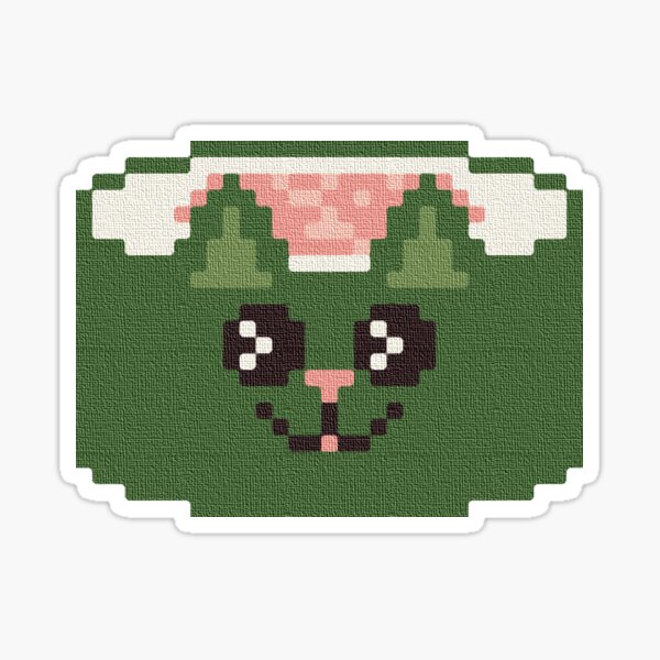 tuna maki sushi cat pixel art sticker by evenstarhancock redbubble tuna maki sushi cat pixel art sticker by evenstarhancock redbubble