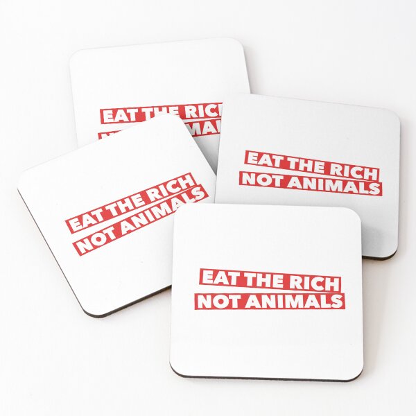 Item preview, Vegan Eat the Rich sticker designed and sold by schmicol.