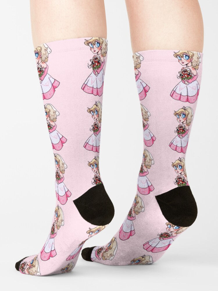 Alternate view of Princess in Peach Socks