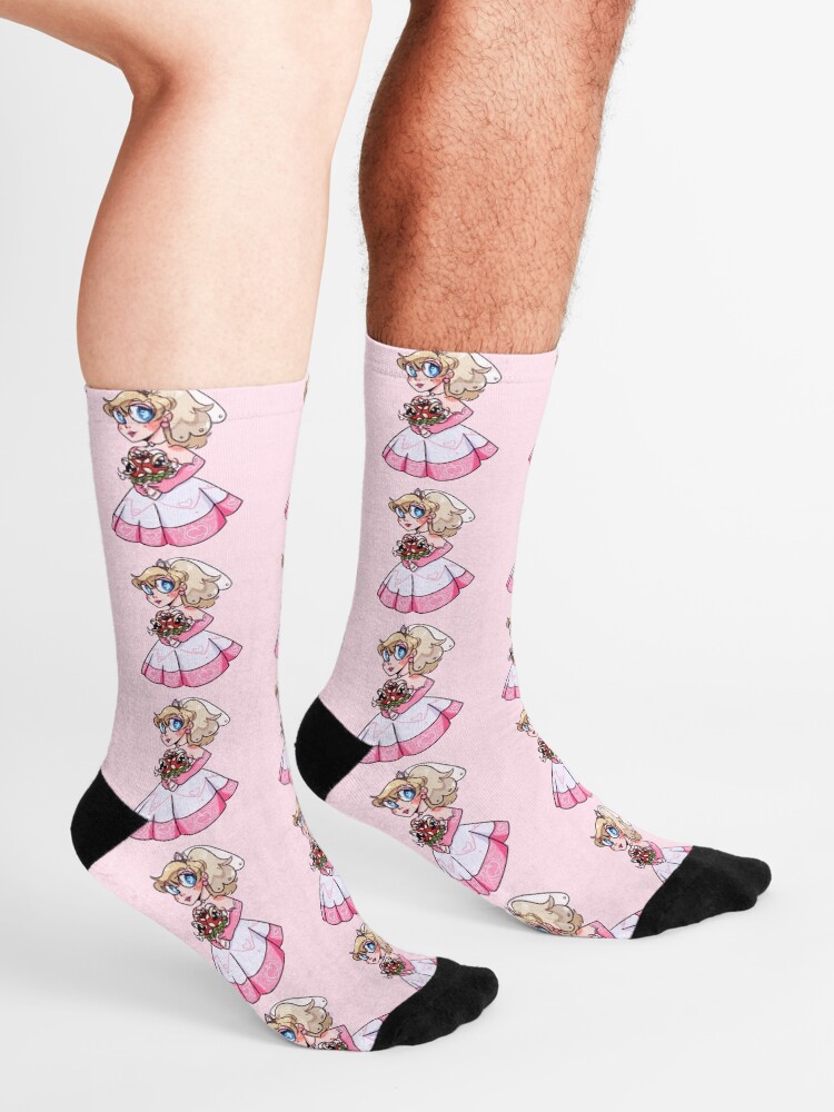 Alternate view of Princess in Peach Socks