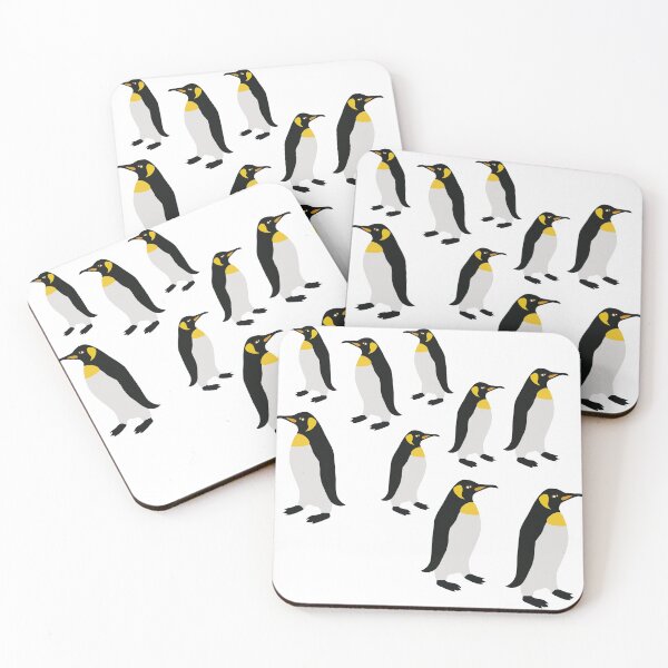Item preview, Penguins, King Penguins of Antarctica, Emperor Penguins  designed and sold by Mandala108.