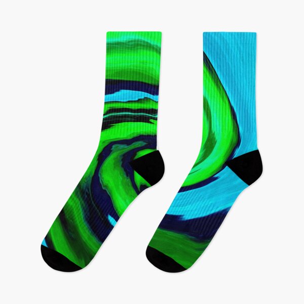 Item preview, Green and Blue Abstract  designed and sold by katy hawk.
