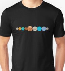 Watercolor Planets Unisex T-Shirt