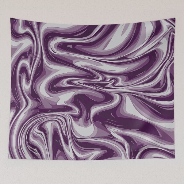 Item preview, Purple liquid marble texture pattern. designed and sold by MrazTees.