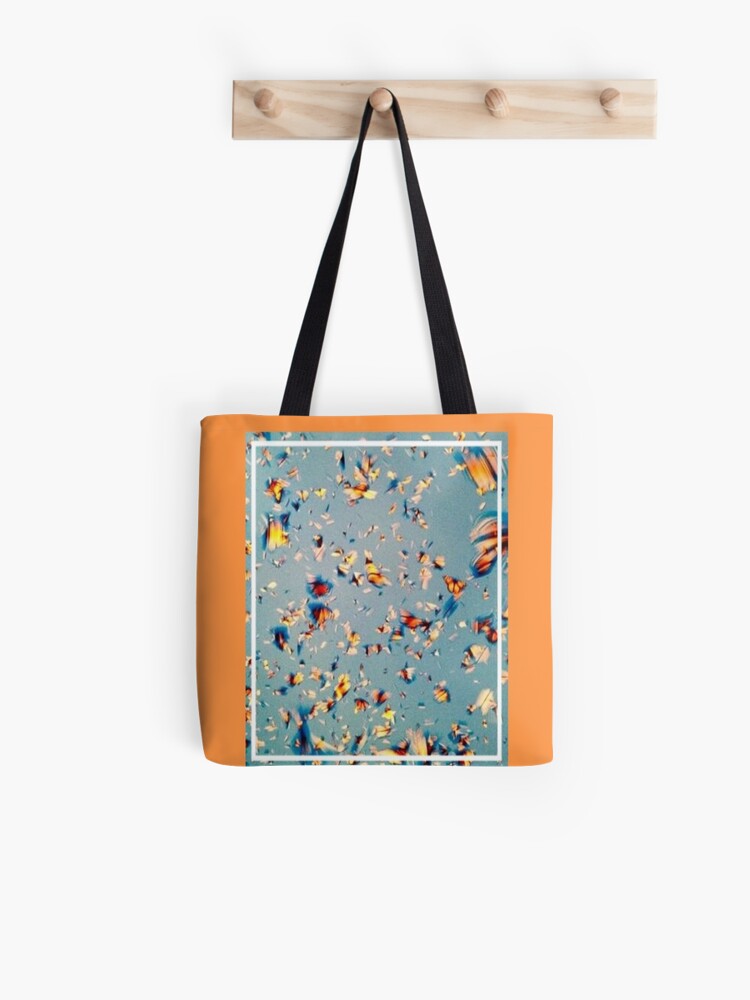 orange and blue bag