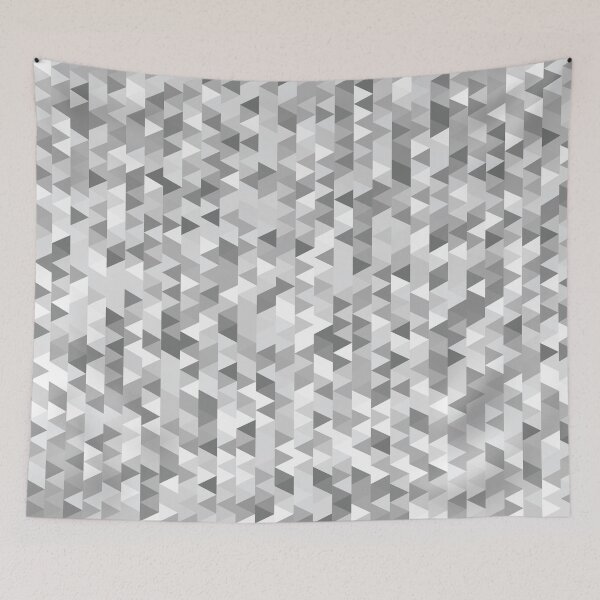 Item preview, Black and white geometric triangle pattern illustration. designed and sold by MrazTees.