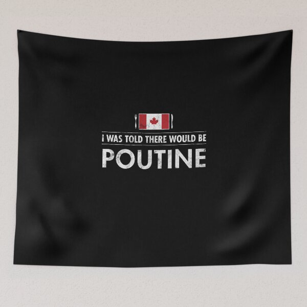 Aperçu de l'œuvre Poutine du Canada Recette du Québec Frites Sauce au fromage en grains créée et vendue par twHistory.