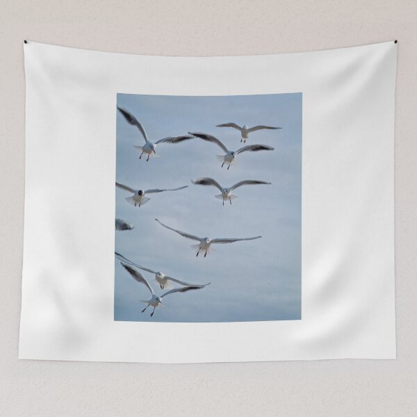 Item preview, Swarm of seagulls approaching designed and sold by Martin Langer.